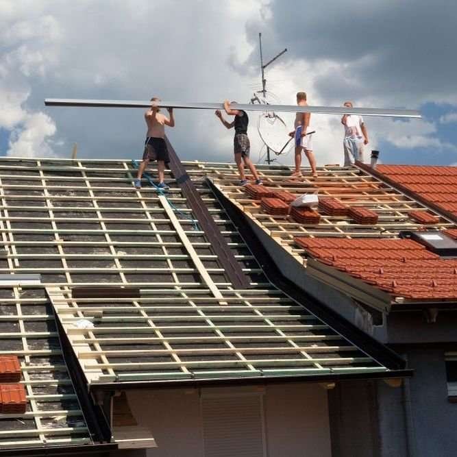 Plat dak Dirksland opnieuw leggen